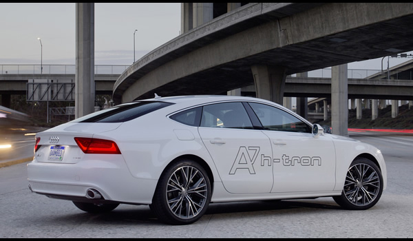 Audi A7 Sportback h-tron quattro hydrogen fuel cell concept 2014 rear